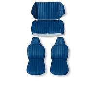 Coperture Sedili Per VW Maggiolino Cabrio 1302 LS Anno 1972 Blu.