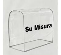 Coperture trasparenti in PVC su misura per mobili per interni ed esterni, set di coperture su misura impermeabili per tavolo e sedia, su misura, trasparenti come il cristallo, antipolvere, per prato