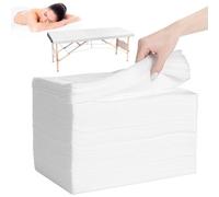 Coperture usa e getta per lettini da massaggio, 100 pezzi, 71 x 31,5, lenzuola per lettino da massaggio usa e getta, in tessuto non tessuto, per uso igienico, per centri benessere, saloni di bellezza