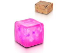 Copfeqyr 1 confezione da 3,5 cm, giocattolo da squeeze con fiocco di neve - Fidget Toys for Kids and Adults, Stress Cube, Squishy Toys in confezione regalo (rosa)