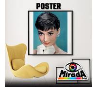 copia d'autore POSTER AUDREY HEPBURN STAR STYLE MITO DIVA BELLEZZA