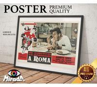 copia d'autore POSTER locandina Un Americano a Roma ALBERTO SORDI ITALIA