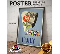 copia d'autore POSTER locandina vintage ITALY Italia Roma cultura moda arte