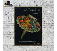 copia d'autore POSTER locandina vintage La Bianchina Automobili BIANCHI Milano