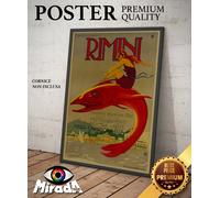 copia d'autore POSTER locandina vintage RIMINI Emilia-Romagna mareAdriatico