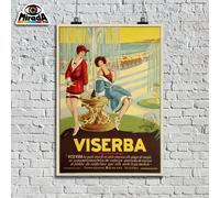 copia d'autore POSTER locandina vintage VISERBA RIMINI Emilia-Romagna Adriatico