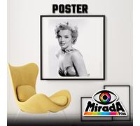 copia d'autore POSTER MARILYN MONROE AMERICA STAR STYLE MITO BLACK WHITE