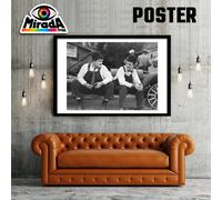 copia d'autore POSTER Stan Laurel e Oliver Hardy comici Stanlio e Ollio