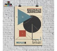 copia d'autore POSTER Vintage Bauhaus ausstellung Weimar architettura design