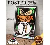 copia d'autore POSTER VINTAGE LOCANDINA DIABOLIK DE LAURENTIS EVA KANT