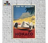 copia d'autore POSTER vintage Monaco Grand Prix 22 avril 1935 Automobile