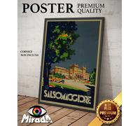 copia d'autore POSTER vintage SALSOMAGGIORE terme Parma Emilia Romagna