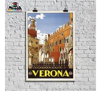 copia d'autore POSTER vintage Verona città arte Italia turismo TOP QUALITY