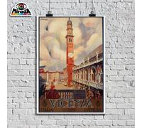 copia d'autore POSTER vintage VICENZA Veneto Palladio Teatro Olimpico città
