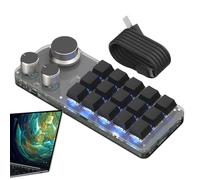 Copia e incolla tastiera, tastiera programmabile - Tastiera programmabile meccanica a 15 chiavi | KeyPad macro multifunzionale, accessori di lavoro e di gioco per PC, computer, laptop