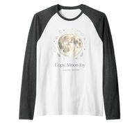 Copia Luna Gioia Celeste Estetica Luna Piena Botanica 1 Maglia con Maniche Raglan