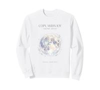 Copia Luna Gioia Celeste Estetica Luna Piena Botanica 3 Felpa