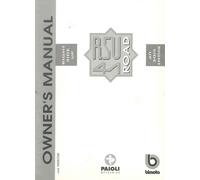 Copia Manuale Forcella Paioli "41" Copy Owner's Manual for forks