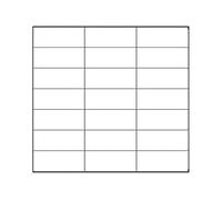 Koh-I-Noor Etichette adesive Copiatabu C521 – in carta, permanenti 70 x 42,43 mm, 100 fogli, bianche