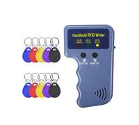 Copiatrice, Duplicatrice, Programmatrice, Lettrice RFID Portatile da 125 KHz + Portachiavi ID Riscrivibili EM4305 T5577
