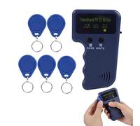 Copiatrice ID Card, Duplicatore di Copiatrice Portatile Writer per Scheda ID RFID 125KHz per Controllo Accessi con 5 tag, Handheld 125KHz RFID Bloccante Lettore Copiatrice Copiatrice