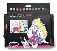 Copic 20075732 Astuccio Marcatore 12 Pezzi, Colori Luminosi