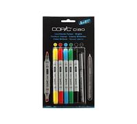 (TG. N/A) Copic 22075550 Ciao Set 5+1, Colori Brillanti - NUOVO