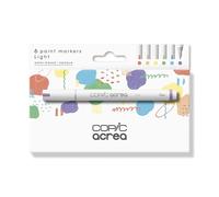 Copic Acrea - Set di 6 pennarelli con inchiostro a base d'acqua e pigmento, tratto 0,8-1,2 mm