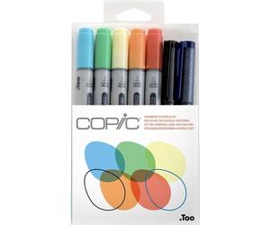 Copic Ciao Cartuccia d'inchiostro Rainbow Doodle Kit 7 pezzi