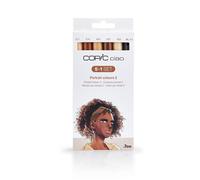 Copic Ciao - Set di 5 pennarelli colorati per ritratto 2, per arte e artigianato, colorare, grafica, evidenziatore, design, anime, professionisti e principianti, forniture artistiche e libri da