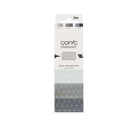 Copic Classic Deisgner Collection, set di 3 pennarelli colorati, struttura in acciaio, per arte e artigianato, colorare, grafica, evidenziatore, design, anime, professionisti e principianti, forniture