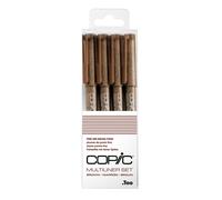 Copic Marker Multi Liner 4 Piece Brown Set