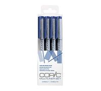 Copic Multiliner Cobalto Set 4 spessori di tratto - NUOVO