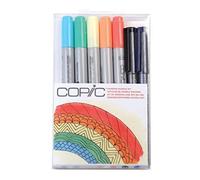 COPIC - Set di 7 pennarelli ciao, arcobaleno, 1 confezione, contenuto della confezione: 7 pezzi