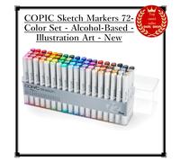 COPIC Sketch Markers set 72 colori - a base alcolica - illustrazione artistic...