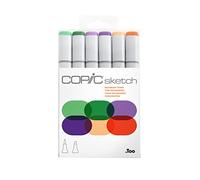 COPIC SKETCH SET DA 6 SECONDARY TONES
