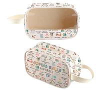 Coping Skills - Astuccio trasparente per trucchi, regalo per consulente scolastico, regalo per psicologo, Coping Skillsbag