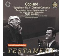 COPLAND, A. - SYMPHONY NO.3/CLARINET CO