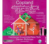 Aaron Copland Appalachian Spring (Richman, Harmonie Ensemble/ny) (CD) Album