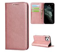 Copmob Cover iPhone 11 PRO Max,Flip Portafoglio Custodia in Pelle,[4 Slots][Supporto Stand][Chiusura Magnetica],Custodia Cover Case Libro per iPhone 11 PRO Max - Oro Rosa