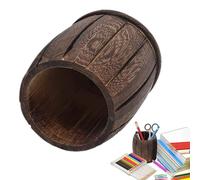 Coppa a Ordinata - Porta Di Penna per La Scrivania | Organizzatore a Penna Piccola per Scrivania, Arredamento Retrò Contenitore in Legno, Desktop per La Scuola Di Studentessa Di Inseg