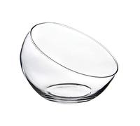 Coppa a sfera taglio obliquo in vetro trasparente cod.CT00931LU cm 16h diam.20 by Varotto & Co.