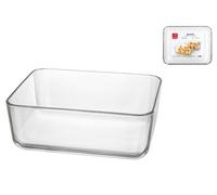 Coppa Bormioli Rocco modello organize in vetro trasparente con forma e di cm