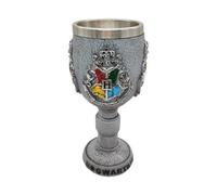 COPPA CALICE HARRY POTTER HOGWARTS RESINA INTERNO IN METALLO ORIGINALE