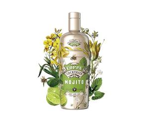 Coppa Cocktails, Mojito, 700 ml, Cocktail iconico, pronto da bere, caraibico, sweet and sour, menta e lime, rinfrescante, 10% Vol.