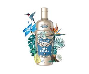Coppa Cocktails, Piña Colada, 700 ml, Cocktail iconico, pronto da bere, cremoso, dolce e fresco, liquore, cocco e succo d’ananas, 10% Vol.