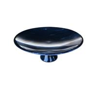 Coppa con Piede in Marmo Nero Scultura Centrotavola Black Marble Cup H 14 cm