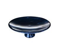 Coppa con Piede in Marmo Nero Scultura Centrotavola Black Marble Cup H 14 cm
