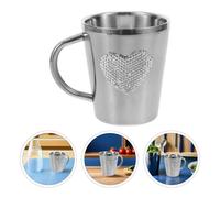 Coppa Dell'amore Tempestata Di Diamanti Tazza Da Viaggio Per Caffè Cocktail