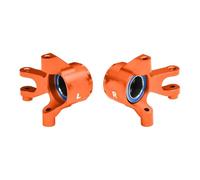 Coppa dello sterzo RC Per Traxxas Per Mini Per Maxx Per XRT-108076-1 GPM 7075 Blocchi Sterzo Anteriori In Lega Alluminio Cuscinetto Oversize Parti Automobili RC(Orange)